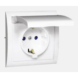 Gniazdko elektryczne z przesłoną XTIMMGSZ1B/11