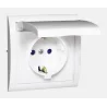 Gniazdko elektryczne z przesłoną XTIMMGSZ1B/11