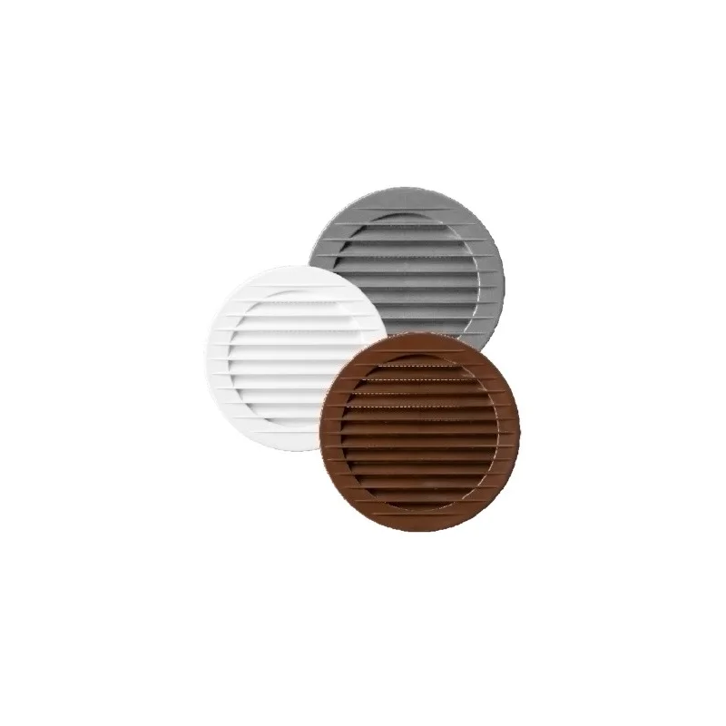 Kratka wentylacyjna okrągła fi 150 biała ROXKRA02-152