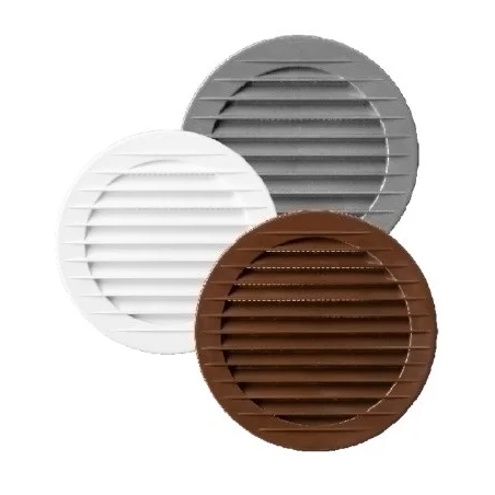 Kratka wentylacyjna okrągła fi 150 biała ROXKRA02-152
