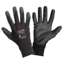 Rękawice PU czarne "9" paczka 12 szt. XL230909B