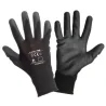 Rękawice PU czarne "9" paczka 12 szt. XL230909B