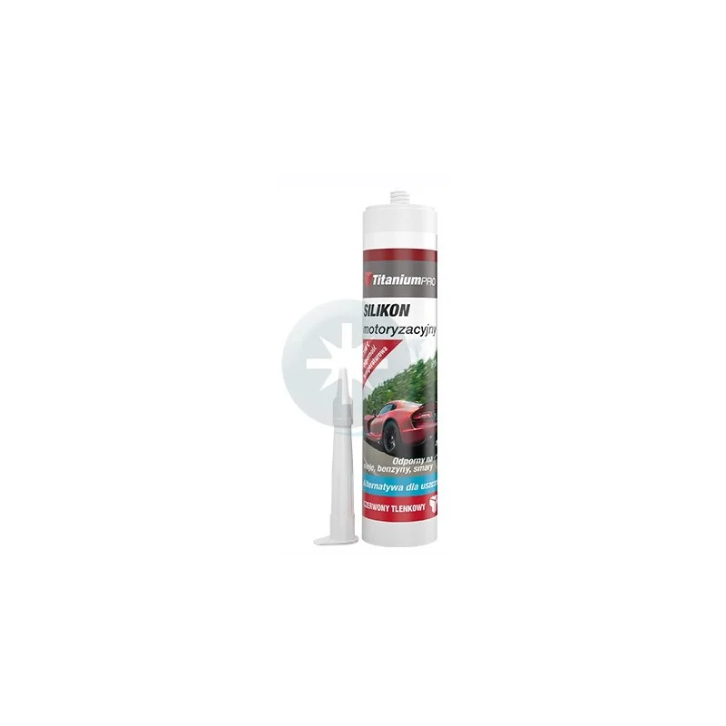 Silikon motoryzacyjny czerwony 300ml WSILMOT-01