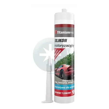 Silikon motoryzacyjny czerwony 300ml WSILMOT-01