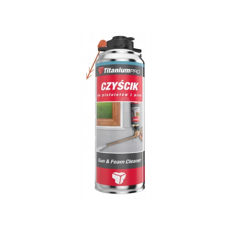 Czyścik piany montażowej ze smarowaniem WCZYSCIK-SMAR