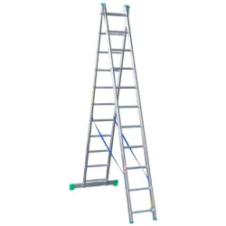 Drabina aluminiowa 2-elementowa 2x9 DRA3209