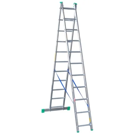 Drabina aluminiowa 2-elementowa 2x9 DRA3209