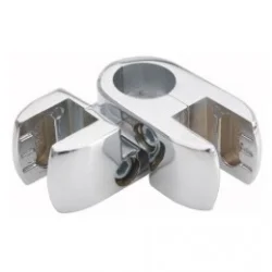 Złącze podwójne kątowe - Ø 25 chrom SZTR5530CHR