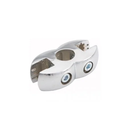 Złącze podwójne - Ø 25 chrom SZ551CHM