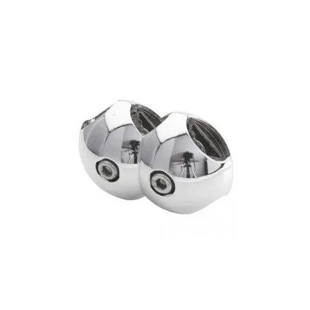 Złącze potrójne równoległe - Ø 25 chrom SZ504