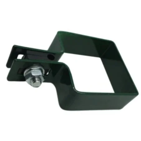 Obejma panelowa końcowa 60x60mm zielona OSI-OBE21