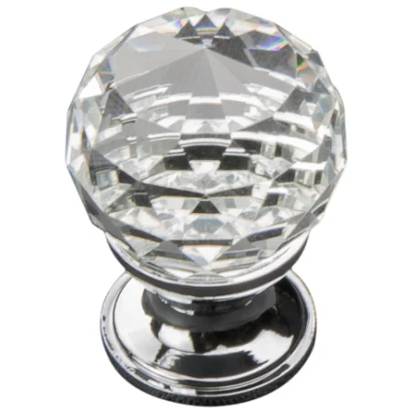 Gałka meblowa kryształ KULA MAŁA fi25 189GAL3