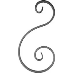 Element skrętny z płask. 12x6mm 115x230mm ART10022