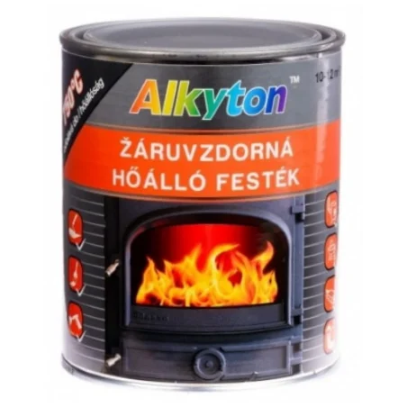 Farba żaroodporna ALKYTON 250ml srebrna MOT1015.0.25