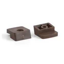 Zacisk do szyby, lustra meblowego brązowy ALZAC03