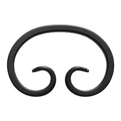 Element skrętny z płask. 12x6mm 90x61mm ART10030