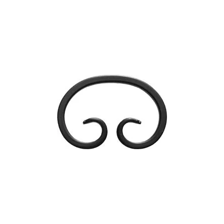 Element skrętny z płask. 12x6mm 90x61mm ART10030