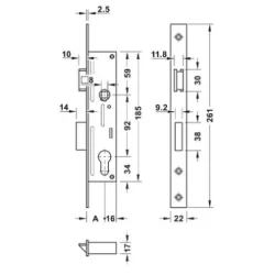 ZAMEK 22/35 ST.NIER.911.77.423