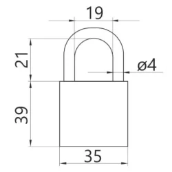 KLODKA SZYFR.35X61X11 CH-601