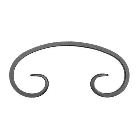 Element skrętny z płask. 12x6mm 160x75mm ART10034