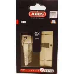 Wkładka bębenkowa D10 40x45mm mosiądz ABU562570