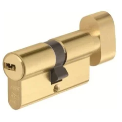 Wkładka bębenkowa z gałką D10 30x40G mm mosiądz ABU562808