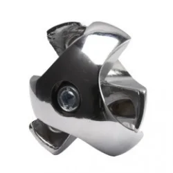 Złącze trzykierunkowe lewe - Ø 16 chrom SZ302L