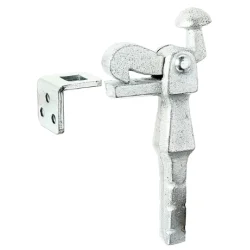 Zacisk do bram mocowany w podłożu 168mm ocynk AL412814