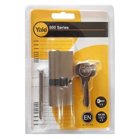 Wkładka bębenkowa YALE 1000 30x35mm mosiądz AM1010023035