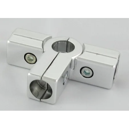 Złącze trzyramienne - Ø 16 chrom SZ16.362