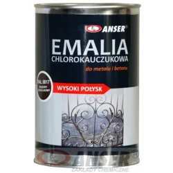 Emalia chlorokauczukowa brązowa RAL 8016 1L AN-W-39-47-0