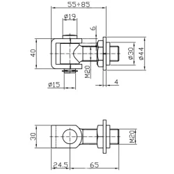 ZAWIAS REG.M20 DO PRZYSPAWANIA  Q 20.001