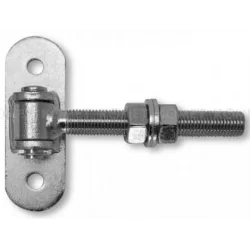 Zawias regulowany M16 z blachą montażową 115x40x5 ZAW230.81