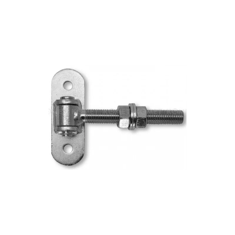 Zawias regulowany M16 z blachą montażową 115x40x5 ZAW230.81