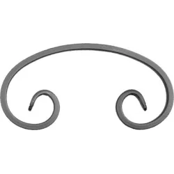 Element skrętny z płask. 12x6mm 160x80mm ART10036