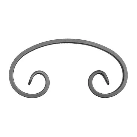 Element skrętny z płask. 12x6mm 160x80mm ART10036