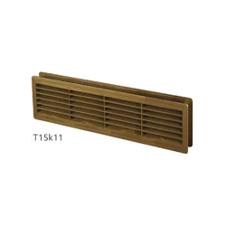 Kratka wentylacyjna do drzwi wewnętrznych 460x135mm patyna AWT15K11