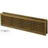 Kratka wentylacyjna do drzwi wewnętrznych 460x135mm patyna AWT15K11
