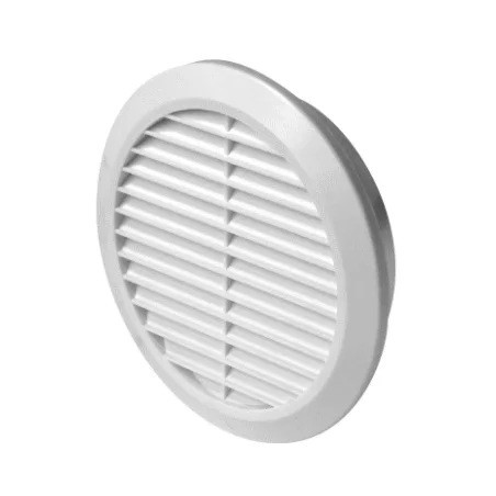 Kratka wentylacyjna fi 125mm biała AWT30