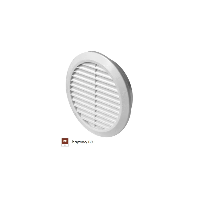 Kratka wentylacyjna fi 125mm brązowa AWT32BR