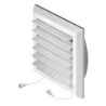 Kratka wentylacyjna 175x175mm z żaluzją biała AWT38
