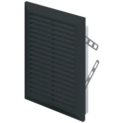 Kratka wentylacyjna 170x170mm grafitowa AWT40GR