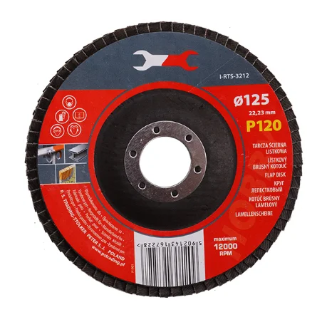 Tarcza ścierna listkowa fi 125mm „120” XS22212