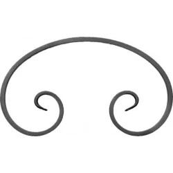 Element skrętny z płask. 12x6mm 220x126mm ART10038