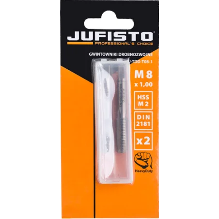 Gwintownik drobnozwojny JUFISTO M8x1,0 XJU-TDD-T08-1