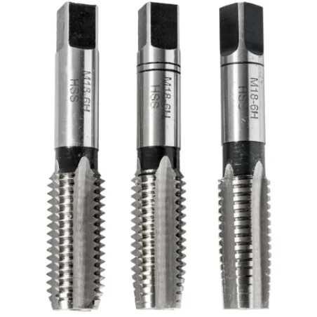 Gwintowniki 3szt. metryczne M18 JUFISTO XJU-TD-T18
