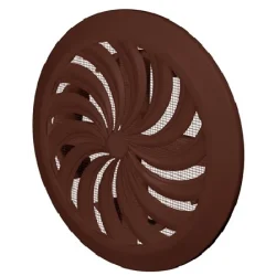 Kratka wentylacyjna CLASSIC Ø II 180mm brązowa AWT88BR