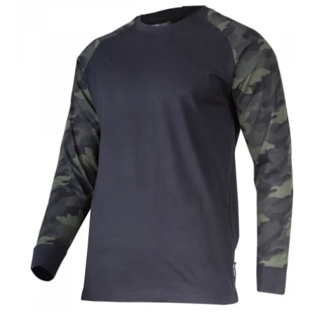 KOSZULKA Z DŁ.REK.190G/M2 MORO CZARNA