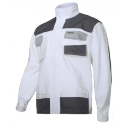 BLUZA BIAŁO-SZARA 3XL