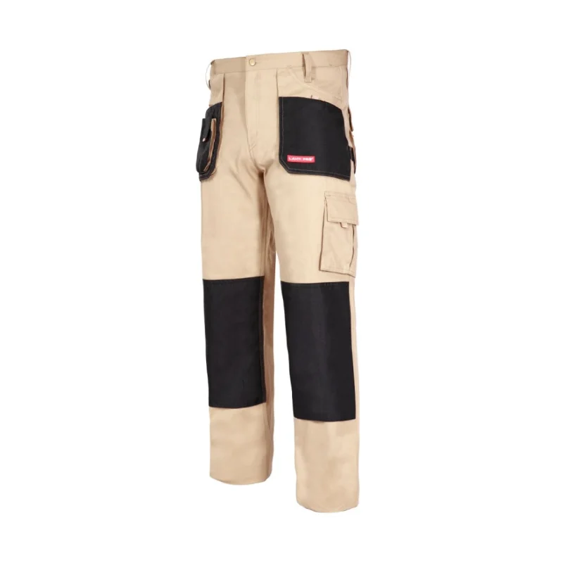 SPODNIE BEŻOWE 100% BAW. XL 56